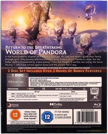 Avatar: Fire and Ash (Avatar: Ogień i popiół) [Blu-Ray]