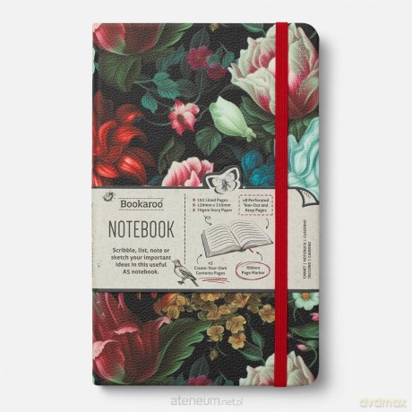 Bookaroo Notatnik Journal A5 - Ciemne kwiaty