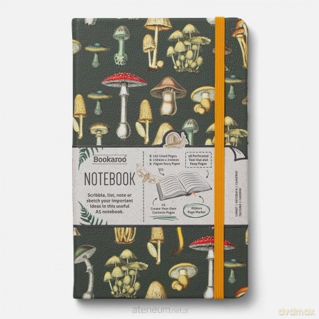 Bookaroo Notatnik Journal A5 - Grzyby