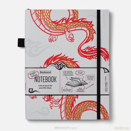 Bookaroo Notatnik Journal duży - Wojowniczy smok