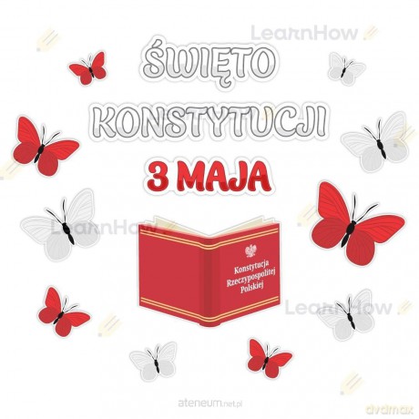 Dekoracja patriotyczna święto konstytucji 3 maja