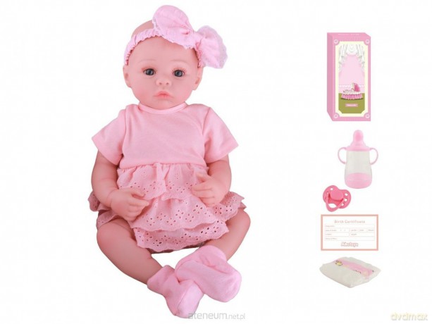 Lalka bobas z akcesoriami do karmienia 48 cm