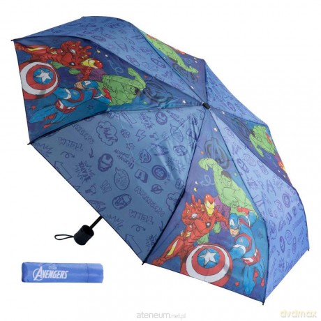 Parasol składany z pokrowcem Avengers