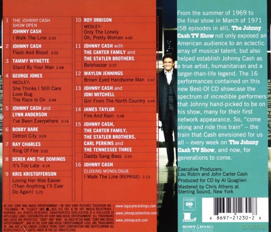 Johnny Cash: The Best Of The Johnny Cash TV Show [CD]
