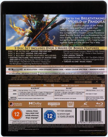 Avatar: Fire and Ash (Avatar: Ogień i popiół) [Blu-Ray 4K]+[Blu-Ray]