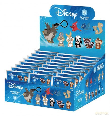 Disney 3D Foam Bag Clips Woodland Characters Series 76