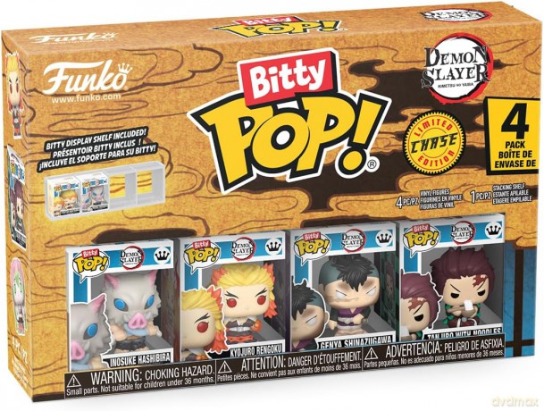 Funko Demon Slayer: Kimetsu no Yaiba Bitty POP! Vinyl Figure 4-Pack Inosuke 2,5 cm [FIGURKA]