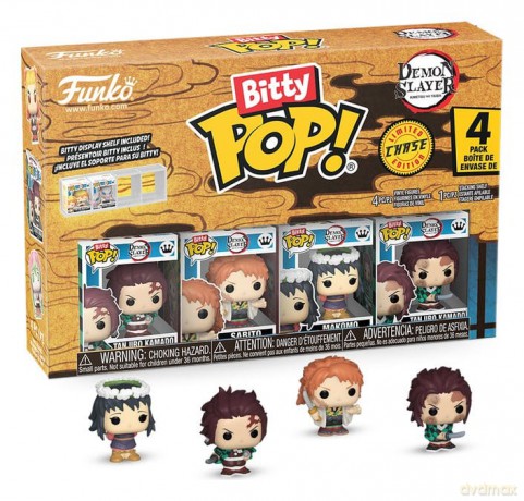 Funko Demon Slayer: Kimetsu no Yaiba Bitty POP! Vinyl Figure 4-Pack Tanjiro 2,5 cm [FIGURKA]