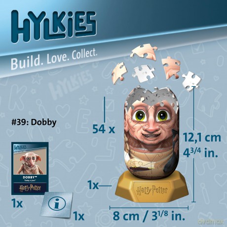 Harry Potter Hylkies 3D Jigsaw Puzzle #39 Dobby 12 cm [PUZZLE]