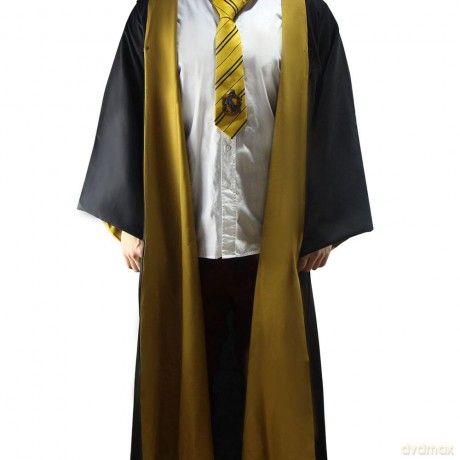 Harry Potter Wizard Robe Cloak Hufflepuff Size M [FIGURKA]