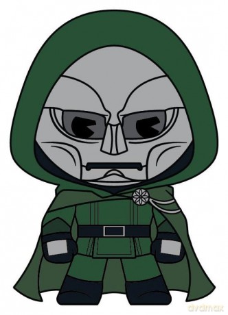Marvel 3D Foam Magnet Dr. Doom