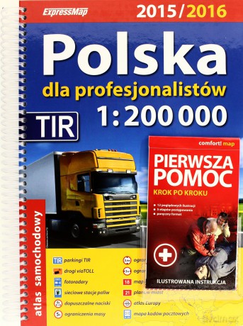 Polska dla profesjonalistów 1:20000 + Pierwsza pomoc