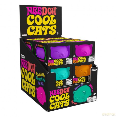 NeeDoh Squeeze Figures 11 cm Cool Cats [FIGURKA]