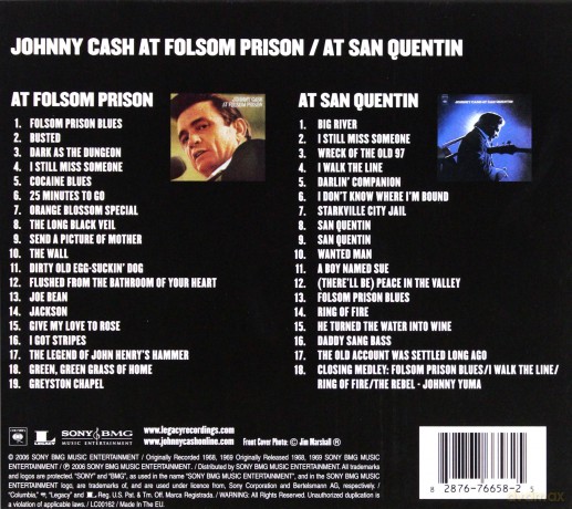 Johnny Cash: At San Quentin / At Folsom Prison [2CD]