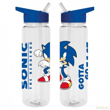 Sonic The Hedgehog Plastic Drinks Bottle Gotta Go Fast
