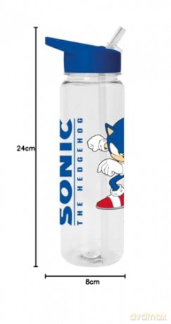 Sonic The Hedgehog Plastic Drinks Bottle Gotta Go Fast