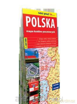 Polska. Mapa kodów pocztowych
