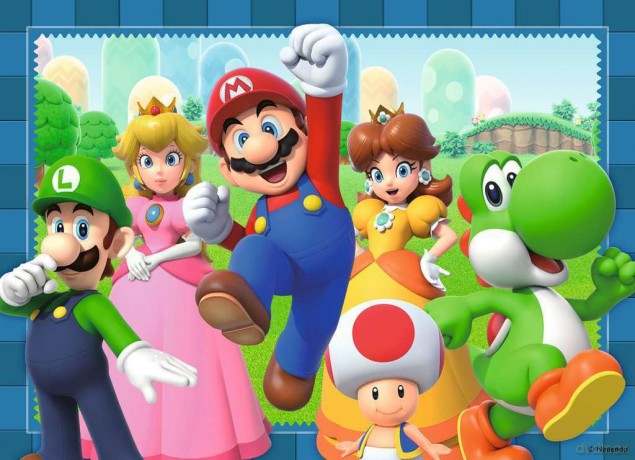 Super Mario Puzzle 4-Pack Time for Mario! (4x100 Pieces) [PUZZLE]