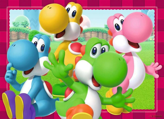 Super Mario Puzzle 4-Pack Time for Mario! (4x100 Pieces) [PUZZLE]