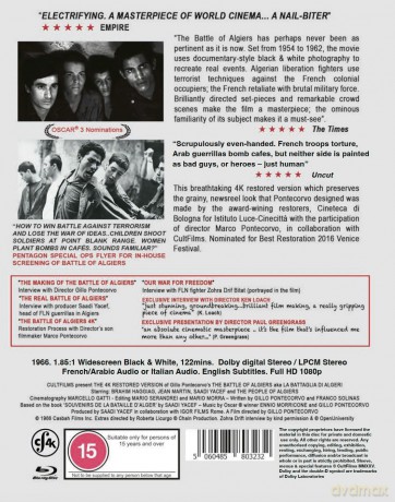 The Battle Of Algiers (Bitwa o Algier) [Blu-Ray]