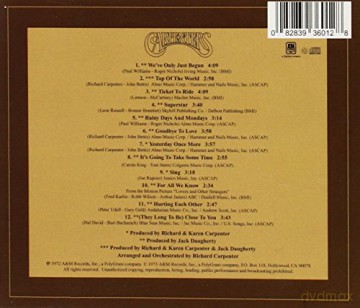 Carpenters - Singles 1969-1973 [CD]