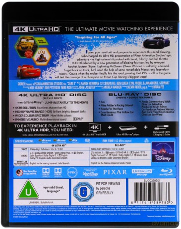 Cars 3 (Auta 3) [Blu-Ray 4K]