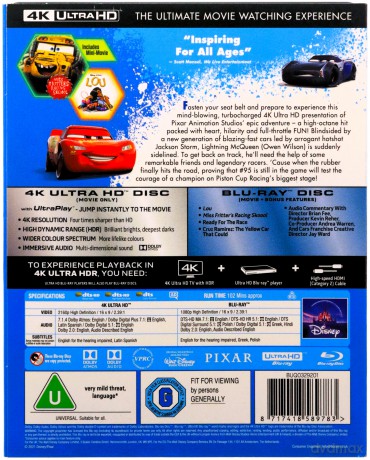 Cars 3 (Auta 3) [Blu-Ray 4K]
