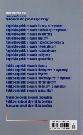 Polsko-angielski słownik budowlany z wymową [KSIĄŻKA]