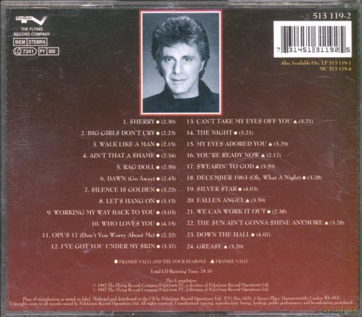 Frankie Valli and The Four Seasons - The Very Best Of Frankie Valli and The Four Seasons [CD]