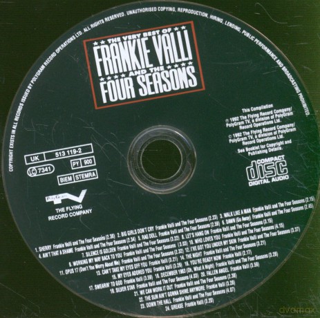Frankie Valli and The Four Seasons - The Very Best Of Frankie Valli and The Four Seasons [CD]