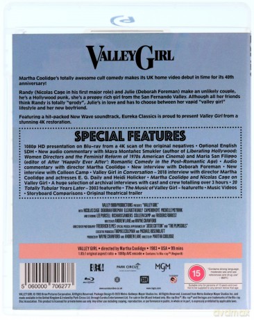 Valley Girl (Dziewczyna z doliny) [Blu-Ray]