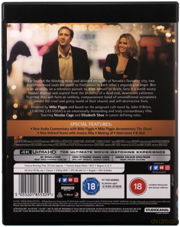 Leaving Las Vegas (Zostawić Las Vegas) [Blu-Ray 4K]