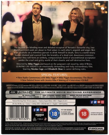 Leaving Las Vegas (Zostawić Las Vegas) [Blu-Ray 4K]