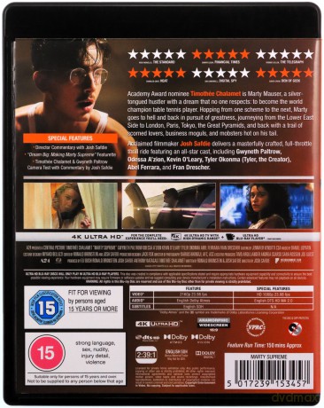 Marty Supreme (Wielki Marty) [Blu-Ray 4K]