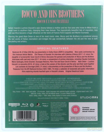Rocco And His Brothers (Rocco i jego bracia) [Blu-Ray 4K]