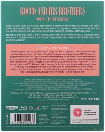 Rocco And His Brothers (Rocco i jego bracia) [Blu-Ray 4K]