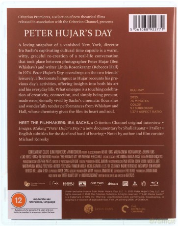 Peter Hujars Day (Dzień Petera Hujara) [Blu-Ray]