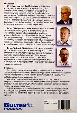 Pomiary gwintów w budowie maszyn [KSIĄŻKA]