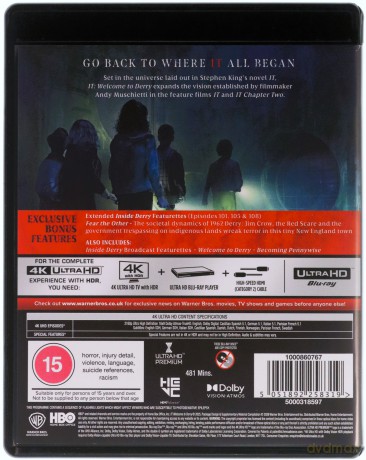 IT - Welcome To Derry Season 1 (To: Witajcie w Derry) [4xBlu-Ray 4K]
