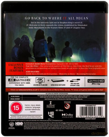 IT - Welcome To Derry Season 1 (To: Witajcie w Derry) [4xBlu-Ray 4K]