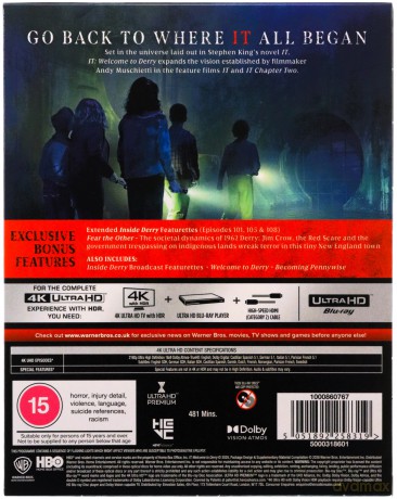 IT - Welcome To Derry Season 1 (To: Witajcie w Derry) [4xBlu-Ray 4K]