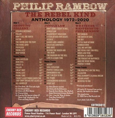 Philip Rambow - The Rebel Kind - Anthology 1972-2020 (3) [CD]