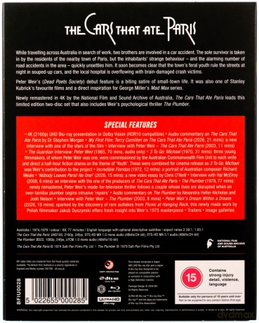 The Cars That Ate Paris (Samochody, które pożarły Paryż) [Blu-Ray 4K]