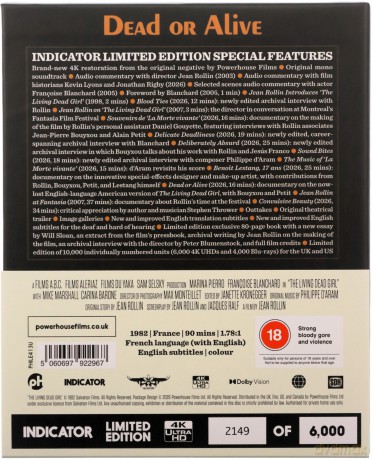 The Living Dead Girl [Blu-Ray 4K]