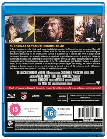 The Satanic Rites Of Dracula (Szatański plan Draculi) [Blu-Ray]