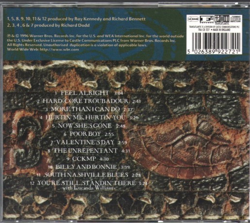 Steve Earle - I Feel Alright [CD]