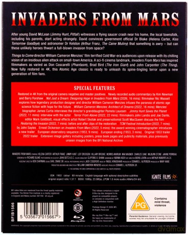 Invaders From Mars (Najeźdźcy z Marsa) [Blu-Ray]