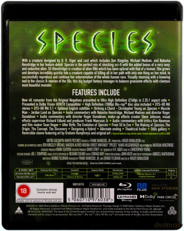 Species (Gatunek) [Blu-Ray 4K]+[Blu-Ray]