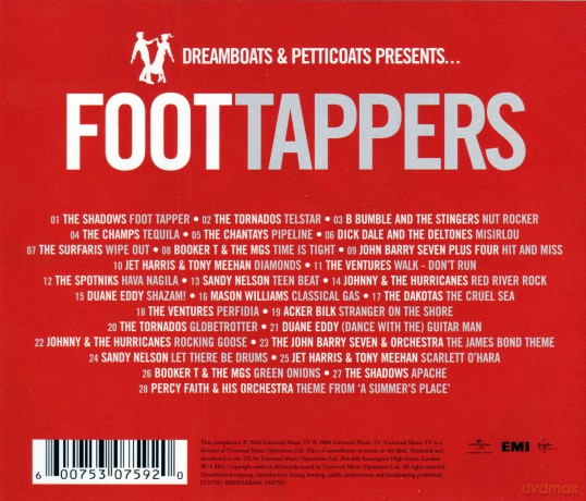 Dreamboats and Petticoats Presents Foot Tappers [CD]