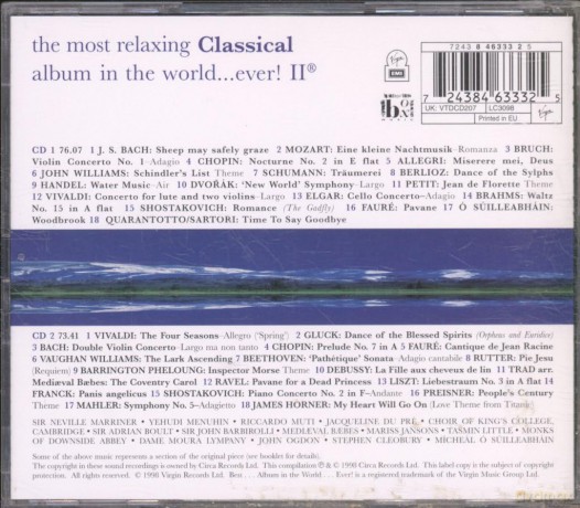 The Most Relaxing Classical Album In The World Ever [CD]